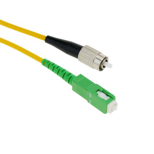 Fiber Optic Cable FC/PC to SC/APC simplex singlemode 9/125 of 10 m OS2 ...