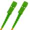 Câble á fibre optique SC/APC á SC/APC simplex monomodes 9/125 de 50 m OS2