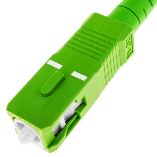 Câble á fibre optique SC/APC á SC/APC simplex monomodes 9/125 de 50 m OS2