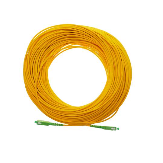 Cable de fibra óptica SC/APC a SC/APC monomodo simplex 9/125 de 100 m OS2