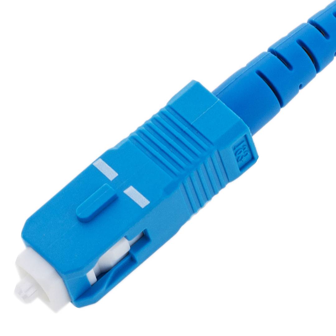 0,5 m OS2 LC/UPC para SC/UPC Singlemode Simplex 9/125 G652D Cabo de Fibra Óptica