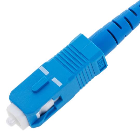 0,5 m OS2 LC/UPC para SC/UPC Singlemode Simplex 9/125 G652D Cabo de Fibra Óptica