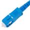 0,5 m OS2 LC/UPC para SC/UPC Singlemode Simplex 9/125 G652D Cabo de Fibra Óptica