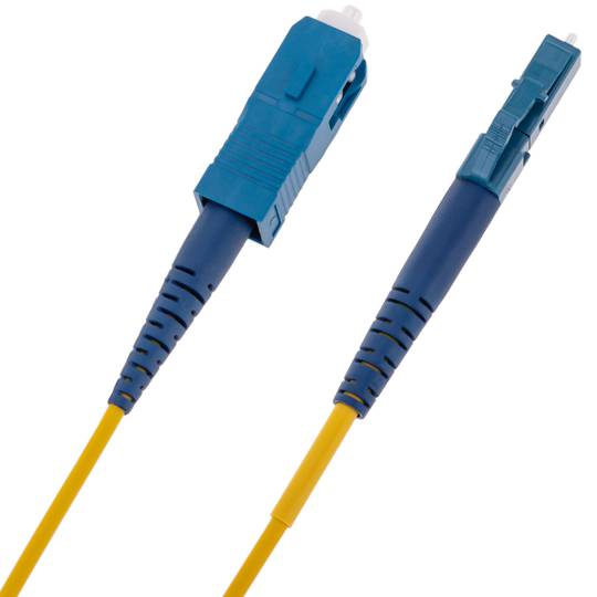 2m OS2 LC/UPC to SC/UPC Singlemode Simplex 9/125 G652D Fiber Optic Cable