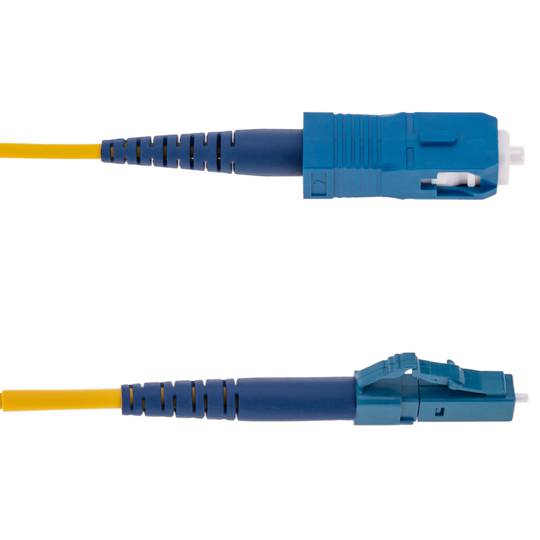 5m OS2 LC/UPC para SC/UPC Singlemode Simplex 9/125 G652D Cabo de Fibra Óptica