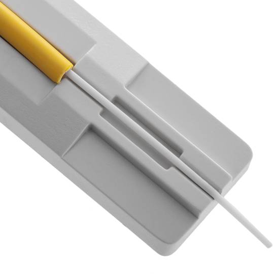 Measuring adapter for cutting optical fiber splice