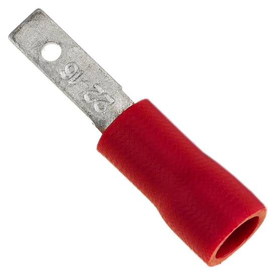 Terminal Faston Mascle 2.8 mm vermell Pack de 100 unitats
