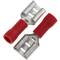 Terminal Faston Female 6.3 mm red Pack of 100 units