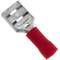 Terminal Faston Female 6.3 mm red Pack of 100 units