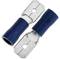 Terminal Faston Männlich 6,3 mm blau Packung mit 100 Stück