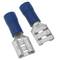 Terminal Faston Buchse 4,8 mm blau Packung mit 100 Stück