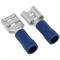 Terminale Faston Femmina 6,3 mm blu Confezione da 100 unità