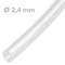 Tubo termoretráctil transparente de 2,4mm en bobina de 3m