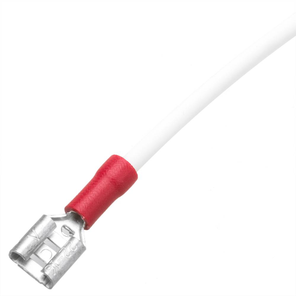 Witte krimpkous van 6,4 mm in een spoel van 3 m