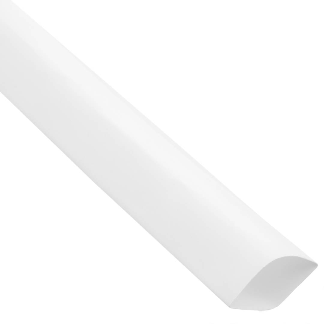 Witte krimpkous van 9,5 mm in een spoel van 3 m