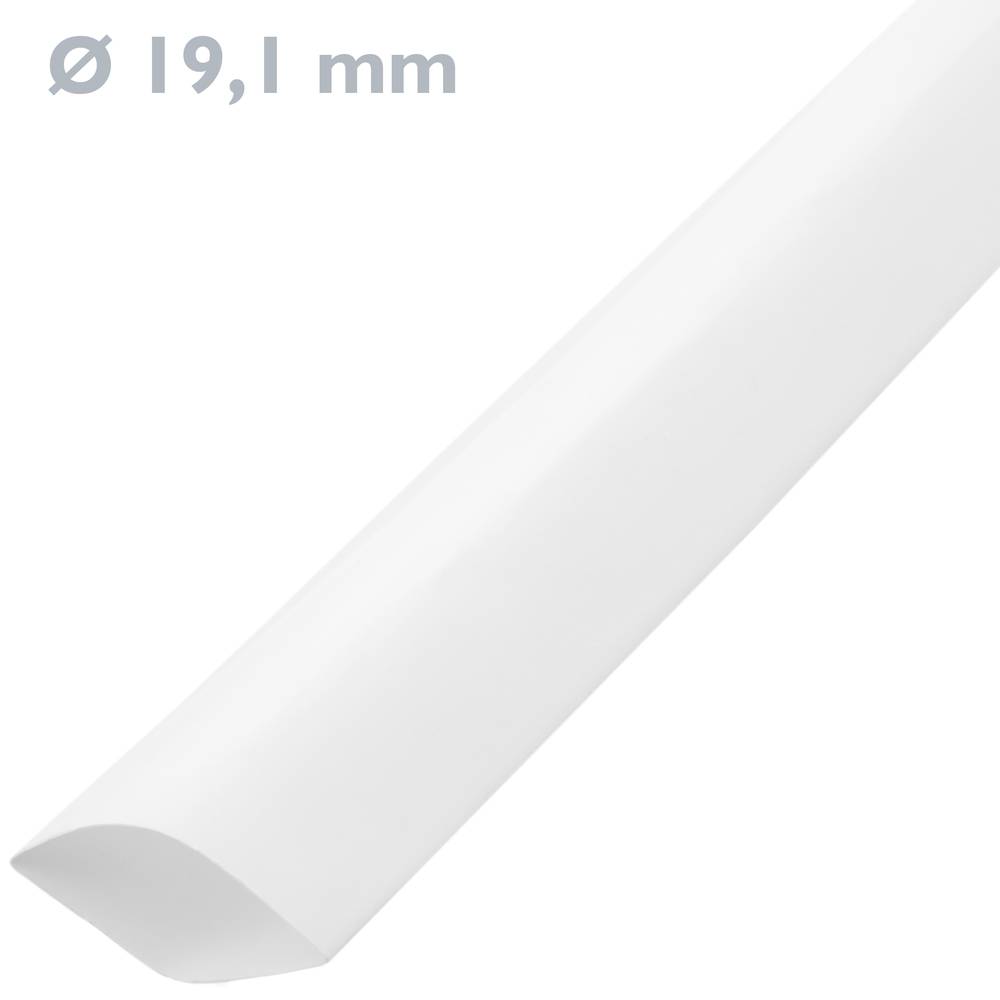 Calore Bianco termorestringenti rotolo 19,1 mm di 3m