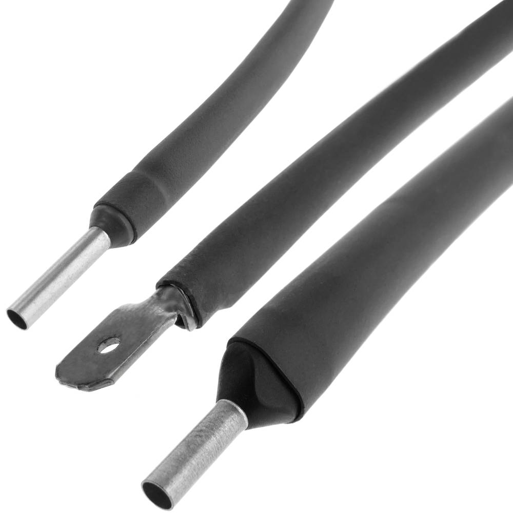 Black heat shrink tubing 25.4 mm roll of 3m