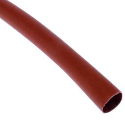 Rode krimpkous van 6,4 mm in een spoel van 3 m