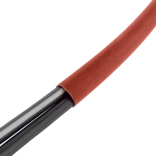 Tubo termoretráctil rojo de 6,4mm en bobina de 3m