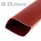 Tubo termoretráctil rojo de 25,4mm en bobina de 3m