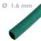 Green shrinkable tube coil 1.6 mm in 3m