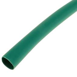Tubo termoretráctil verde de 6,4mm en bobina de 3m