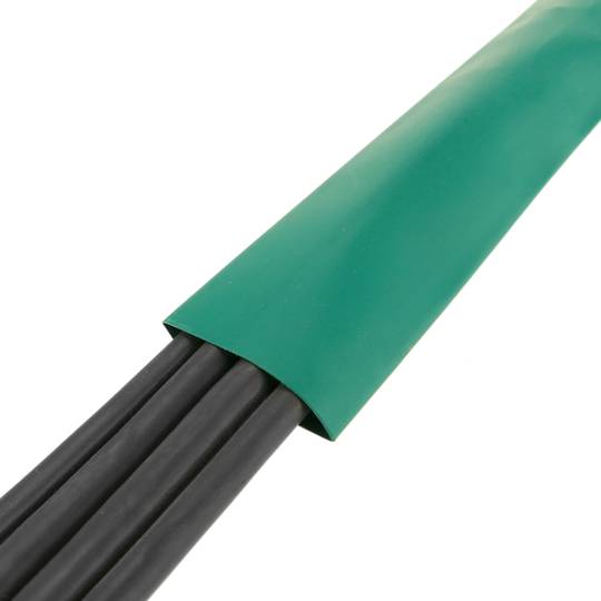 Tubo termoretráctil negro de 9,5mm en bobina de 3m - Cablematic