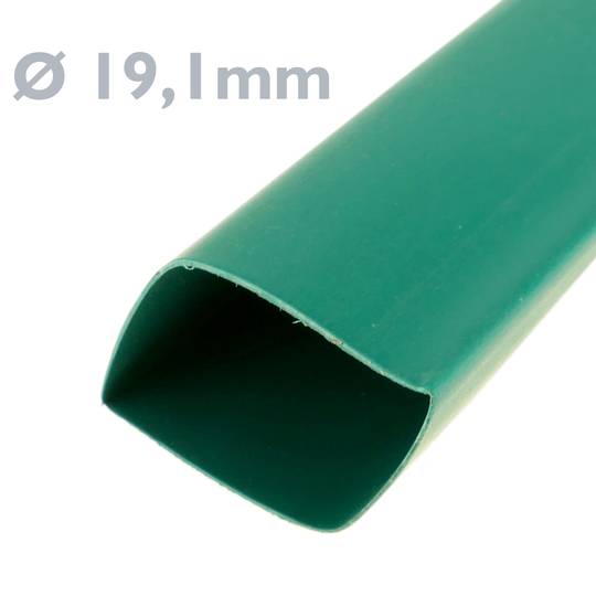 Grün Schrumpfschlauch 19,1 mm Rollendurchmesser von 3m