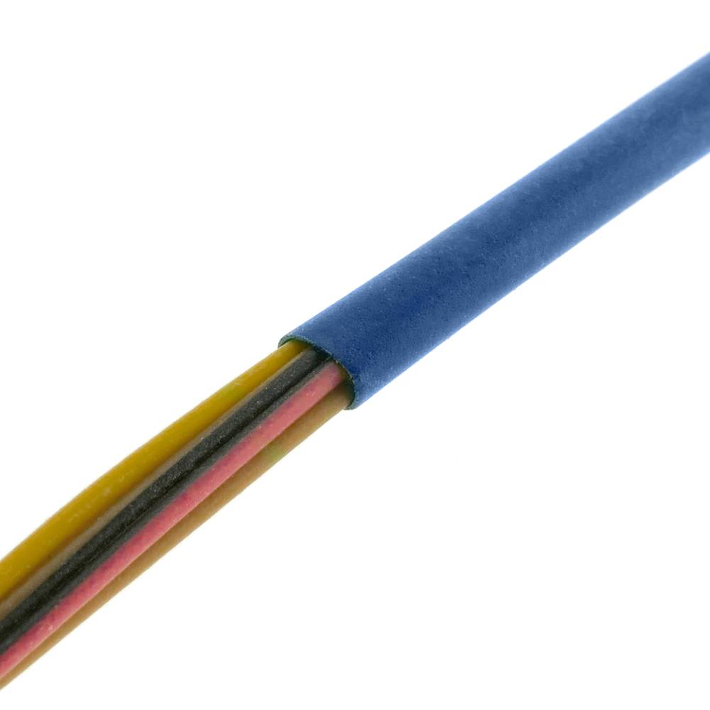 Azul shrinkable tubo bobina 2,4 mm de 3m
