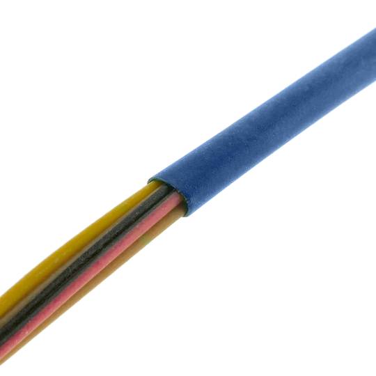 Azul shrinkable tubo bobina 2,4 mm de 3m