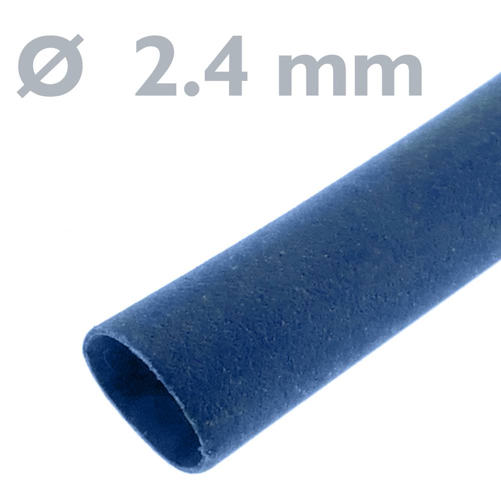 Azul shrinkable tubo bobina 2,4 mm de 3m