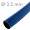Blu termoretraibile tubo a serpentina 3,2 mm 3m