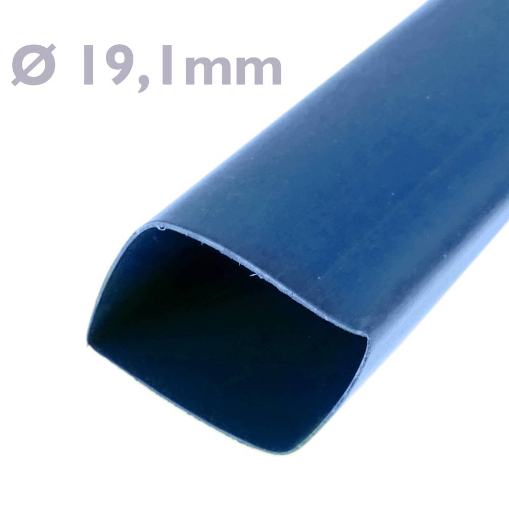 Blau Schrumpfschlauch 19,1 mm Rollendurchmesser von 3m