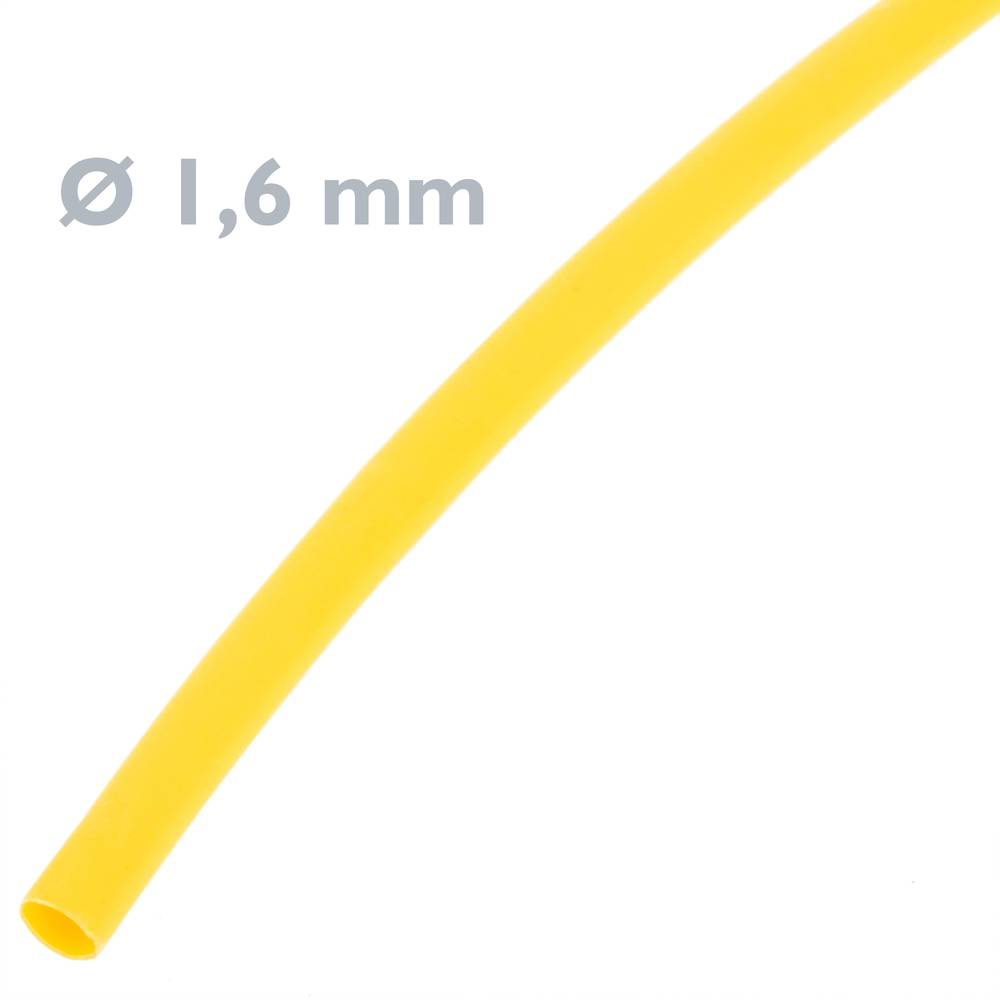 Giallo termoretrattile rotolo di 1,6 mm di 3m
