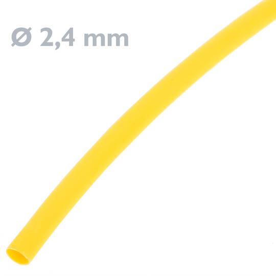 Tubulação do psiquiatra amarelo de 2,4 milímetros rolo de 3m