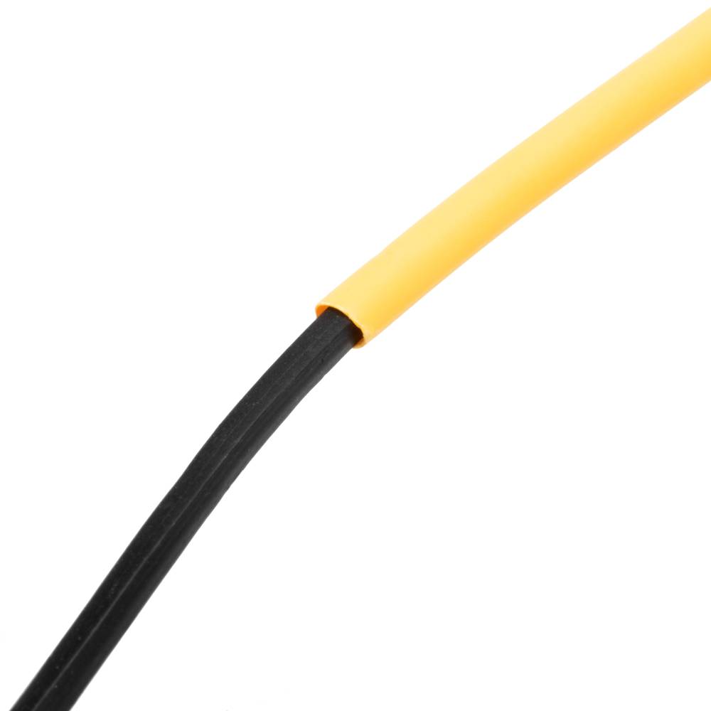 Gele krimpkous van 6,4 mm in een spoel van 3 m