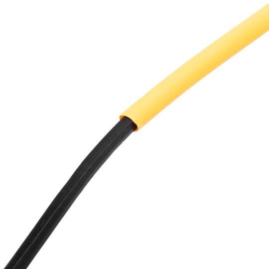 Gele krimpkous van 6,4 mm in een spoel van 3 m