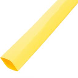 Gaine thermorétractable jaune de 9,5 mm en rouleau de 3m