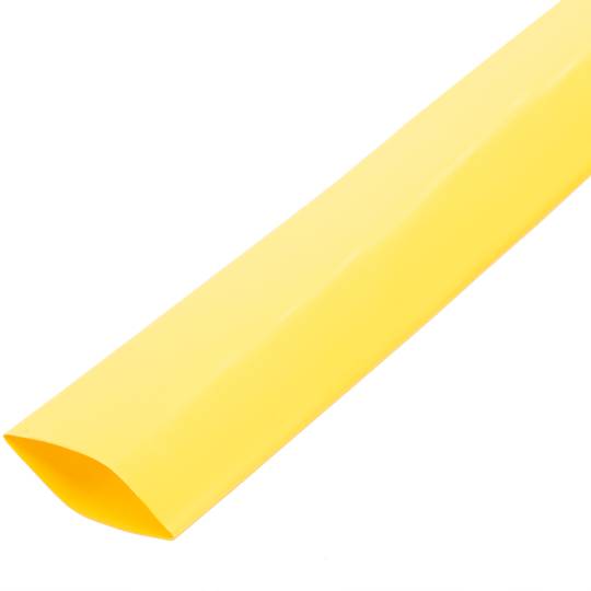 Tubo termoretráctil amarillo de 19,1mm en bobina de 3m