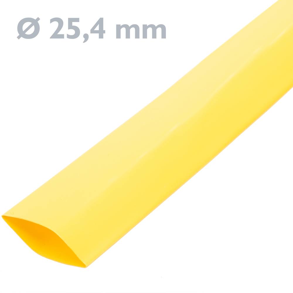 Giallo Shrink tubo rotolo 25,4 mm di 3m