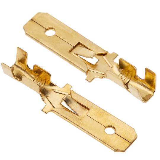 Conectores rápidos de 3 vias de 6,35 mm para faston tipo T
