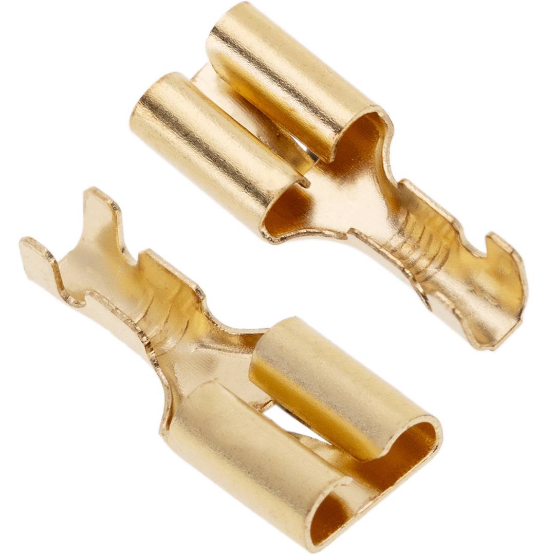 Conectores rápidos de 3 vias de 6,35 mm para faston tipo T