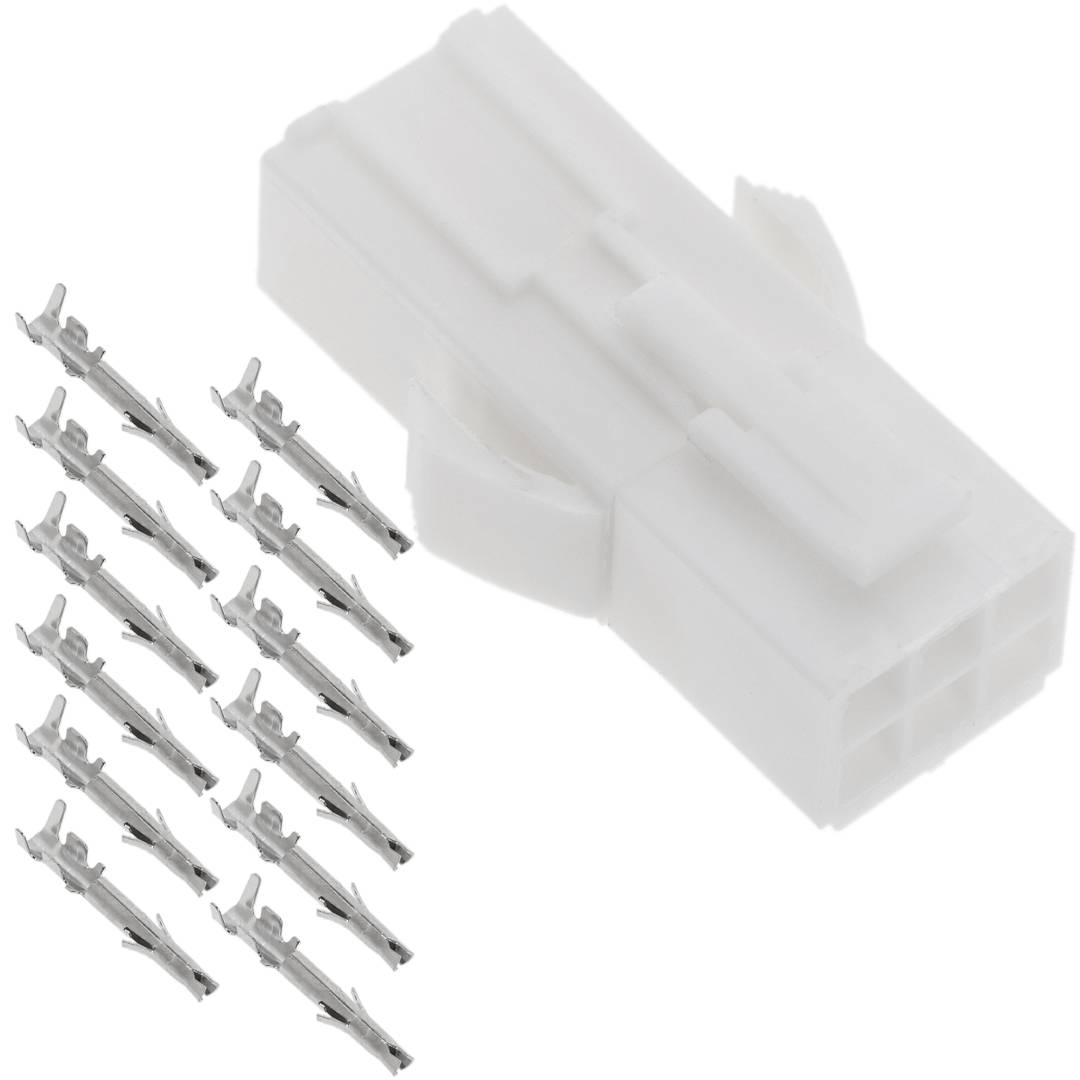 Connectors ràpids de 6 vies i de 4,5 mm de pas per cable-cable