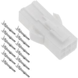 Conectores rápidos de 6 vias com passo de 4,5 mm para cabo-cabo