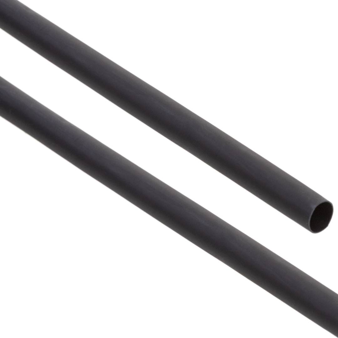 Caixa termoretràctil color negre diàmetre 3,2 - 1,6 mm bobina de 15m