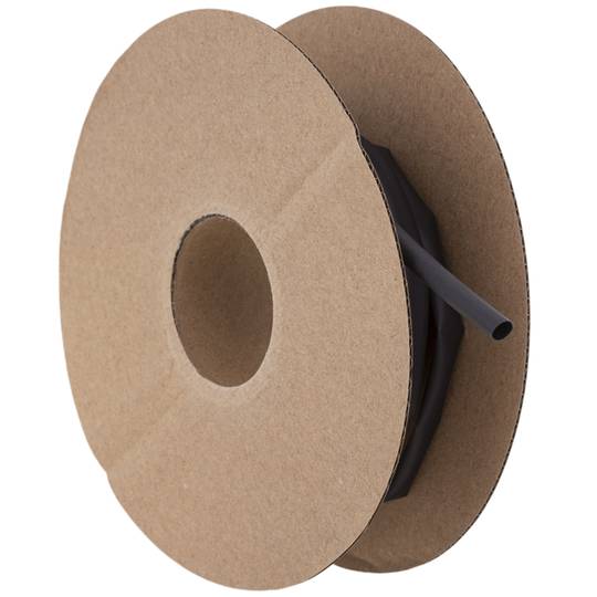 Caja termoretráctil color negro diámetro 6,4 - 3,2 mm bobina de 10m