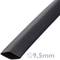 Scatola termorestringente nera, diametro 9,5 - 4,8 mm, bobina da 10 m