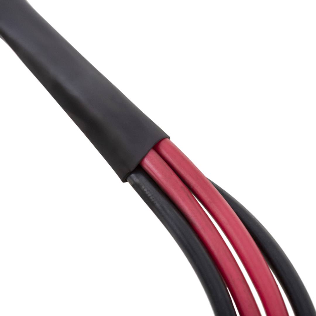 Scatola termorestringente nera, diametro 9,5 - 4,8 mm, bobina da 10 m