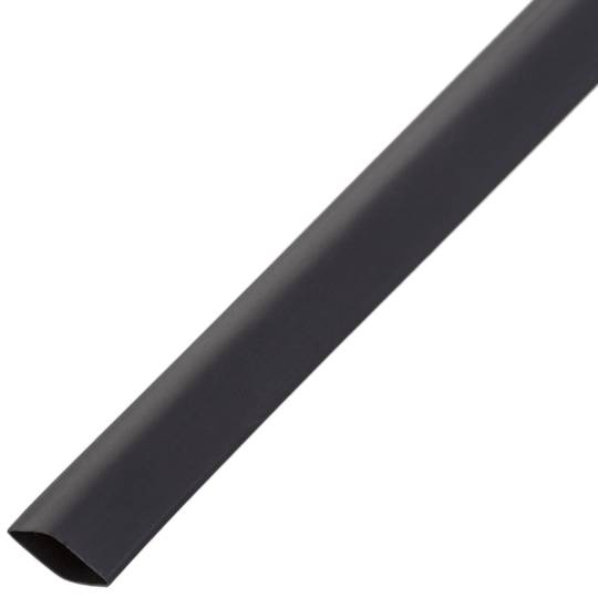 Scatola termorestringente nera, diametro 9,5 - 4,8 mm, bobina da 10 m