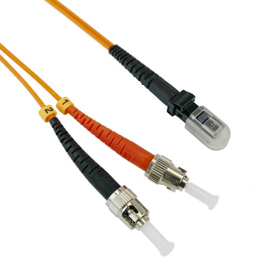 LWL-Kabel MTRJ zu ST Multimode duplex 62.5/125 25 m